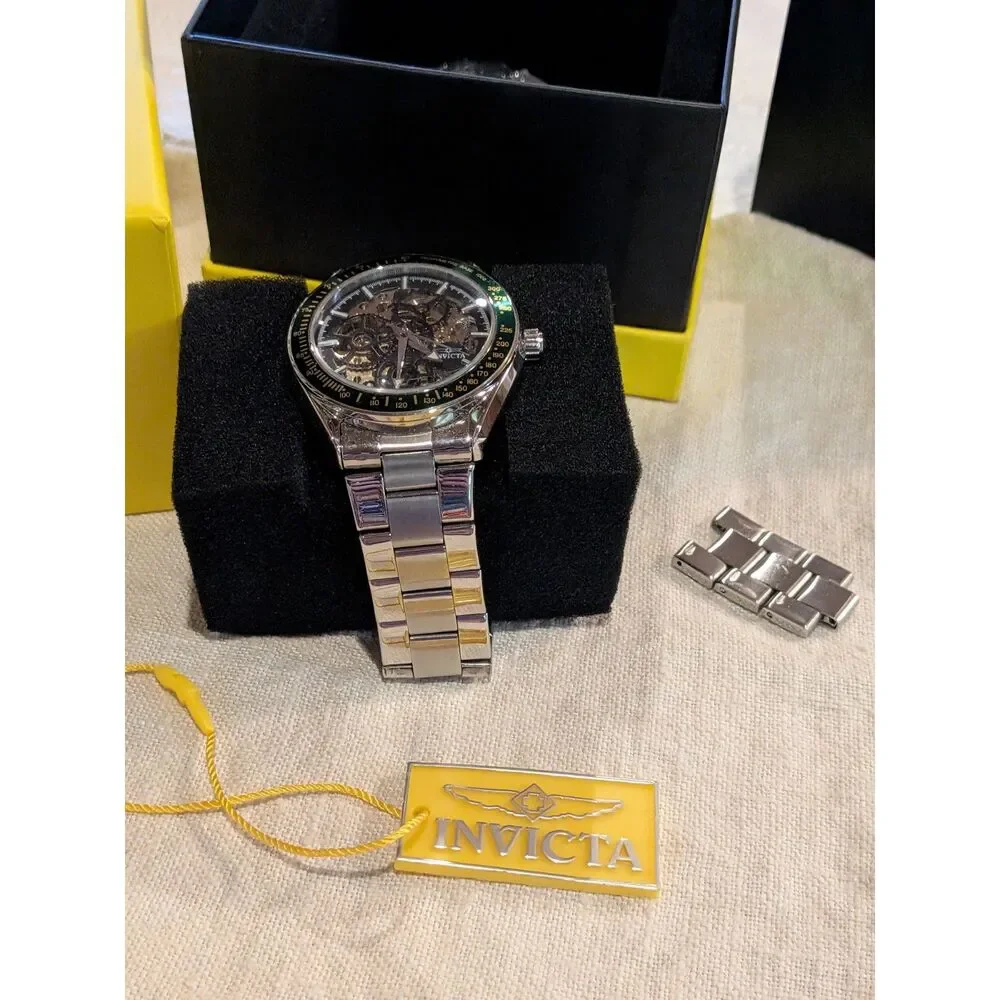 NEW Invicta Objet D'Art Excelsior Automatic Skeleton Watch Model 69452 with Box
